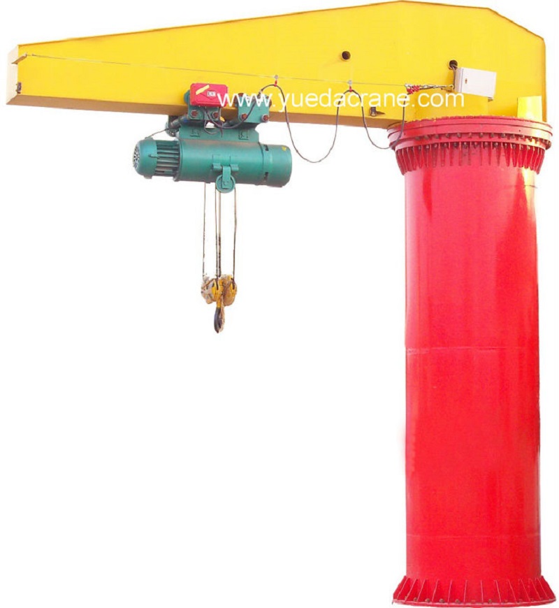 BZD model heavy duty floor mounted jib crane